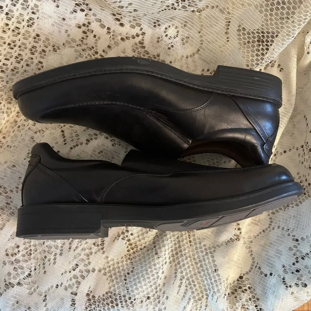 Johnston & Murphy XC4 Stanton Men's US 12 M Black Venetian Leather Loafer Shoes